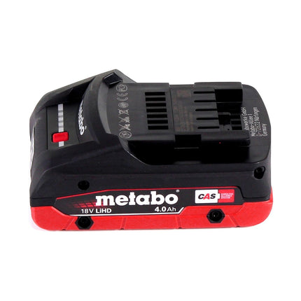 Metabo MKS 18 LTX 58 sierra circular para metal a batería 18 V 165 mm + 1x batería 4,0 Ah + MetaLoc - sin cargador