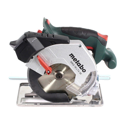 Metabo MKS 18 LTX 58 sierra circular para metal a batería 18 V 165 mm + 1x batería 4,0 Ah + MetaLoc - sin cargador