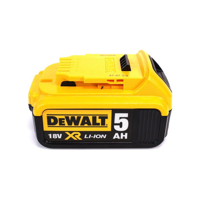 Sierra tronzadora e ingletadora a batería DeWalt DCS 365 N 18 V 184 mm + 1x batería 5,0 Ah - sin cargador