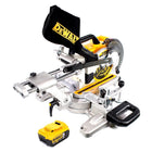 Sierra tronzadora e ingletadora a batería DeWalt DCS 365 N 18 V 184 mm + 1x batería 5,0 Ah - sin cargador