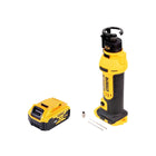 Fresadora de paneles de yeso a batería DeWalt DCS 551 N 18 V + 1x batería 5,0 Ah - sin cargador