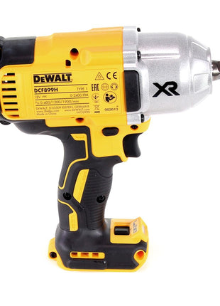 Llave de impacto a batería Dewalt DCF 899 HN 18 V 950 Nm 1/2" sin escobillas HOG ring + 1x batería 2,0 Ah - sin cargador