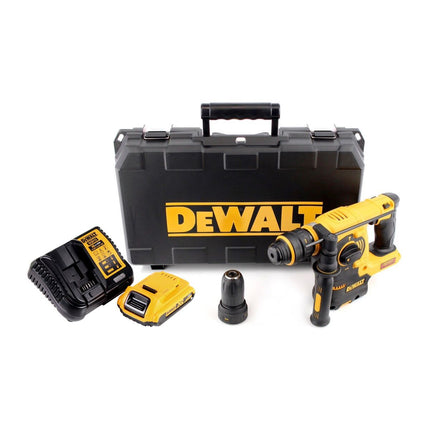 Martillo combinado a batería DeWalt DCH 254 D1 18 V 2,1 J SDS Plus + 1x batería 2,0 Ah + cargador + portabrocas intercambiables + maletín