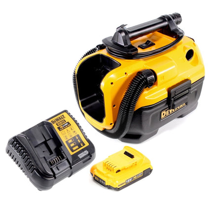 Aspirador en seco y húmedo a batería Dewalt DCV 582 14,4 - 18 V + 1x batería 2,0 Ah + cargador