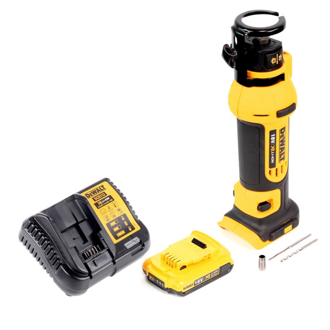Fresadora de paneles de yeso a batería DeWalt DCS 551 D1 18 V + 1x batería 2,0 Ah + cargador