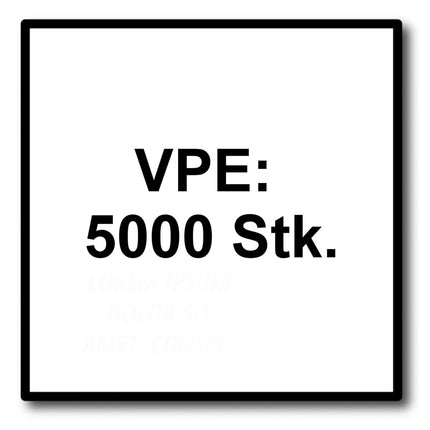 Vis pour cloisons sèches SPAX GIX-B 3,9 x 45 mm 5000 pièces (5x 1891170390456) tête trompette à filetage complet pointe aiguille fente cruciforme H2