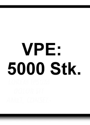 Tornillos para paneles de yeso SPAX GIX-B 3,9 x 35 mm 5000 piezas (5x 1891170390356) punta de aguja hilo completo cabeza de trompeta punta de aguja ranura cruzada H2