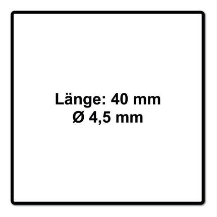 Tornillo universal SPAX 4,5 x 40 mm 400 piezas (2x 0191010450403) rosca parcial cabeza avellanada T-STAR plus 4Cut WIROX