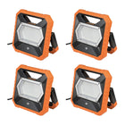 Brennenstuhl professionalLINE Set 4x X 8000 M Foco LED móvil 8300 lúmenes (4x 9171330801) IP54 80 Watt