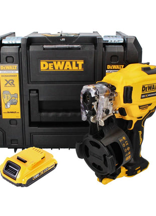 Clavadora a batería DeWalt DCN 45 RNNT, clavadora en bobina 18 V 19 - 44 mm sin escobillas + 1x batería 2,0 Ah + TSTAK - sin cargador