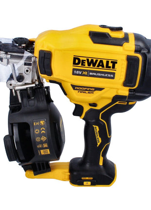 Cloueur à bobine DeWalt DCN 45 RND2 18 V 19 - 44 mm sans balais + 2x batterie 2,0 Ah + chargeur + TSTAK