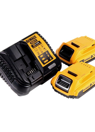 Cloueur à bobine DeWalt DCN 45 RND2 18 V 19 - 44 mm sans balais + 2x batterie 2,0 Ah + chargeur + TSTAK