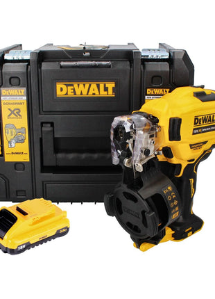 Clavadora de bobina DeWalt DCN 45 RNNT 18 V 19 - 44 mm sin escobillas + 1x batería 3,0 Ah + TSTAK - sin cargador