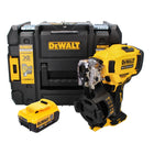 Clavadora a batería DeWalt DCN 45 RNNT, clavadora en bobina 18 V 19 - 44 mm sin escobillas + 1x batería 4,0 Ah + TSTAK - sin cargador