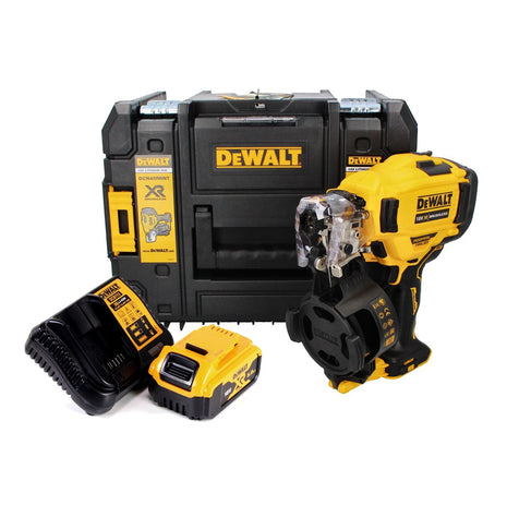 Clavadora de bobina DeWalt DCN 45 RNP1 18 V 19 - 44 mm sin escobillas + 1x batería 5,0 Ah + cargador + TSTAK