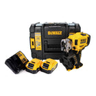 Clavadora a batería DeWalt DCN 45 RNP2 clavadora de bobina 18 V 19 - 44 mm sin escobillas + 2x batería 5,0 Ah + cargador + TSTAK