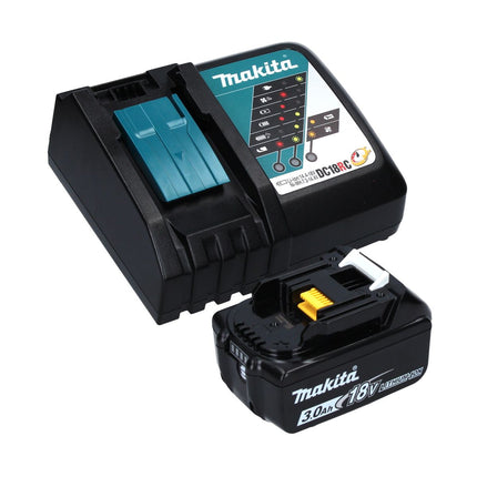 Makita DRV 250 RF1J remachadora a batería 18 V 20 kN sin escobillas + 1x batería 3,0 Ah + cargador + Makpac