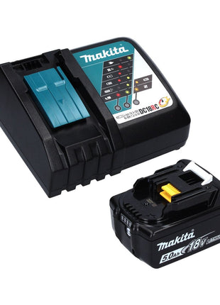 Makita DRV 250 RT1J Akku Blindnietsetzgerät 18 V 20 kN Brushless + 1x Akku 5,0 Ah + Ladegerät + Makpac