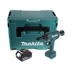 Makita DRV 250 G1J Akku Blindnietsetzgerät 18 V 20 kN Brushless + 1x Akku 6,0 Ah + Makpac - ohne Ladegerät