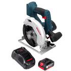 Sierra circular a batería Bosch GKS 18 V-57 Professional 18 V 165 mm + 1x batería 3,0 Ah + cargador