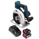 Sierra circular a batería Bosch GKS 18 V-57 Professional 18 V 165 mm + 2x baterías 3,0 Ah + cargador