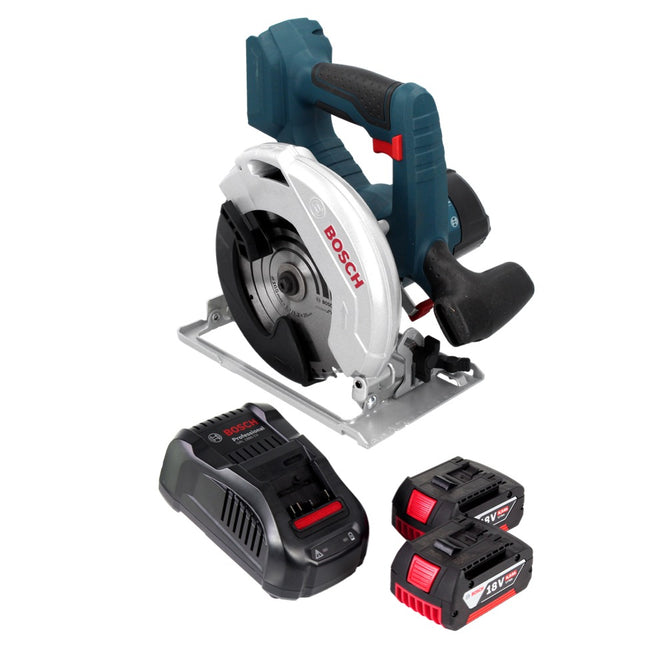 Sierra circular a batería Bosch GKS 18 V-57 Professional 18 V 165 mm + 2x baterías 6,0 Ah + cargador