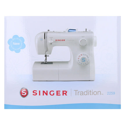 Singer 2259 Macchina per cucire 60 Watt, 700 giri/min, 4 mm lunghezza del punto / 5 mm larghezza del punto