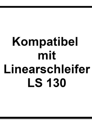 Festool SSH-STF-LS130-F Flach Profilschuh ( 490161 ) 80 x 130 mm für Linearschleifer LS 130 - Toolbrothers