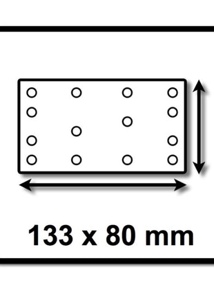 Festool STF 80x133 RU2/50 Schleifstreifen Rubin 2 P60 80 x 133 mm 50 Stk. ( 499047 ) für Rutscher RTS 400, RTSC 400, RS 400, RS 4, LS 130 - Toolbrothers