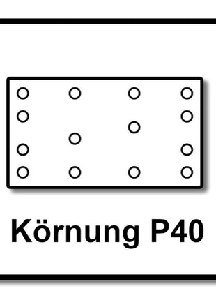 Festool STF 80x133 Schleifstreifen Granat P40 80 x 133 mm 50 Stk. ( 497117 ) für Rutscher RTS 400, RTSC 400, RS 400, RS 4, LS 130 - Toolbrothers