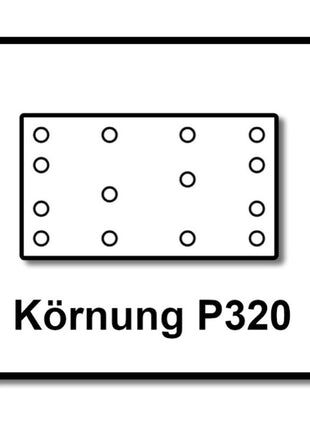 Festool STF 80x133 Schleifstreifen Granat P320 80 x 133 mm 100 Stk. ( 497125 ) für Rutscher RTS 400, RTSC 400, RS 400, RS 4, LS 130 - Toolbrothers