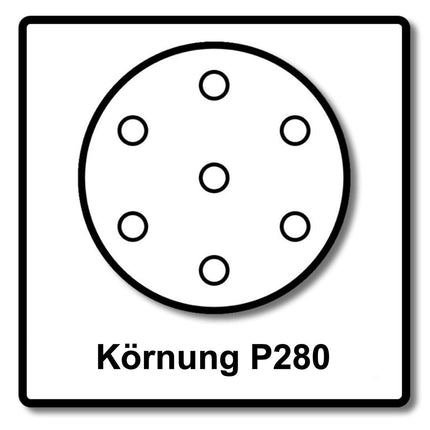 Festool STF D150/48 Disques abrasifs Granat P280 150 mm - pour RO 150, ES 150, ETS 150, ETS EC 150, LEX 150, WTS 150, HSK-D 150 - 400 pcs. ( 4x 575169 )