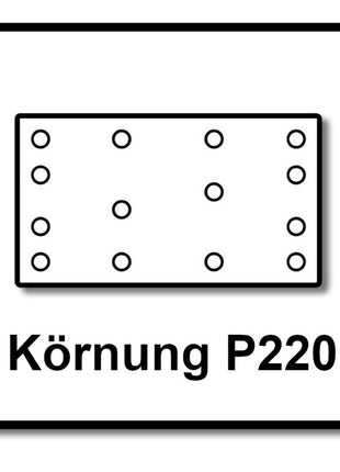 Festool STF 80x133 RU2/50 Schleifstreifen Rubin 2 P220 80 x 133 mm 200 Stk. ( 4x 499053 ) für Rutscher RTS 400, RTSC 400, RS 400, RS 4, LS 130