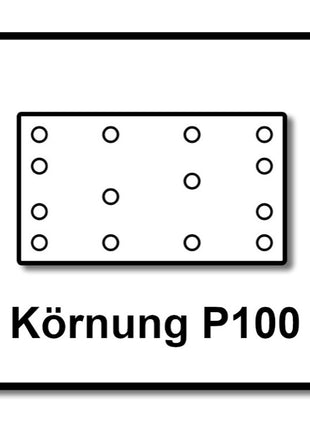 Festool STF 80x133 RU2/50 Schleifstreifen Rubin 2 P100 80 x 133 mm 200 Stk. ( 4x 499049 ) für Rutscher RTS 400, RTSC 400, RS 400, RS 4, LS 130