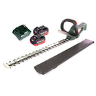 Metabo AHS 18-65 V cortasetos sin cable 18 V 63 cm + 2x batería 8,0 Ah + cargador