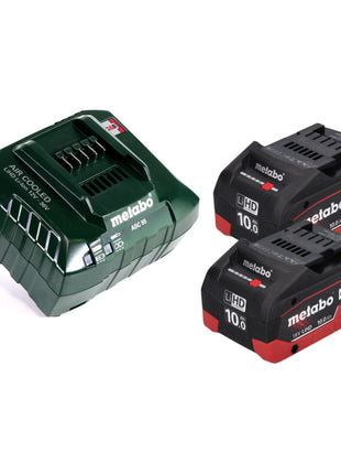 Cortasetos a batería Metabo AHS 18-65 V 18 V 63 cm + 2x baterías 10,0 Ah + cargador