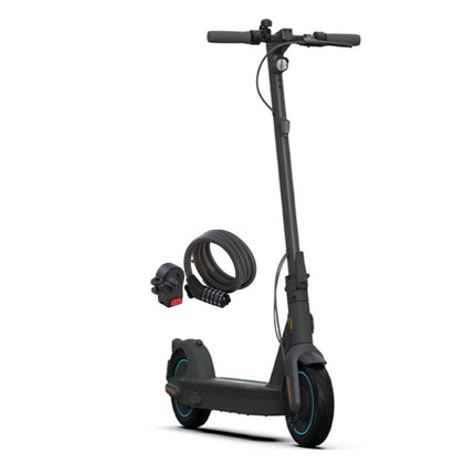 Ninebot Kick Scooter MAX G30D de Segway E-Scooter Scooter eléctrico 350 vatios + candado de combinación KickScooter