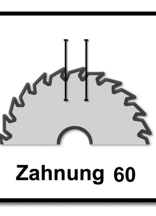 Festool Feinzahn Kreissägeblatt Set 3x W60 254 x 2,4 x 30 mm ( 3x 575976 ) für TKS 80 Tischkreissäge - Toolbrothers