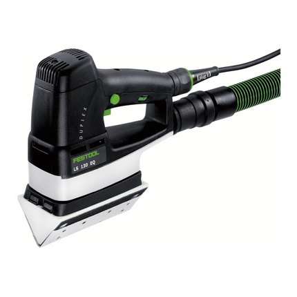 Lijadora lineal Festool LS 130 EQ-Plus DUPLEX 260 W 133 x 80 mm + 1x zapata de perfil radial R25 + 400x tiras de lijado + Systainer