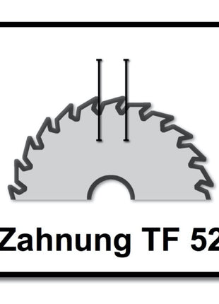 Festool Spezial Kreissägeblatt Set 2x HW 160 x 20 x 2,2 mm TF52  ( 2x 496306 ) 160 mm 52 Zähne - Toolbrothers