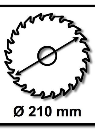 Festool Feinzahn Kreissägeblatt Set 3x 210 x 30 x 2,4 mm W52 210 mm ( 3x 493199 ) 52 Zähne - Toolbrothers