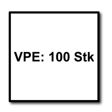 HECO MULTI MONTI plus MS Vite di ancoraggio 7,5 x 50 mm - 100 pz. ( 49856 ) Vite per calcestruzzo, testa tonda piatta, T-Drive, zincata blu, A2K