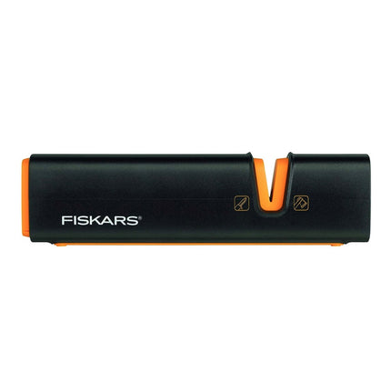 Afilador de hachas y cuchillos Fiskars Xsharp (1000601) negro 165 mm de longitud