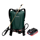 Pulverizador de mochila a batería Metabo RSG 18 LTX 15 18 V 15 L 3,0 bar + 1x batería 4,0 Ah - sin cargador