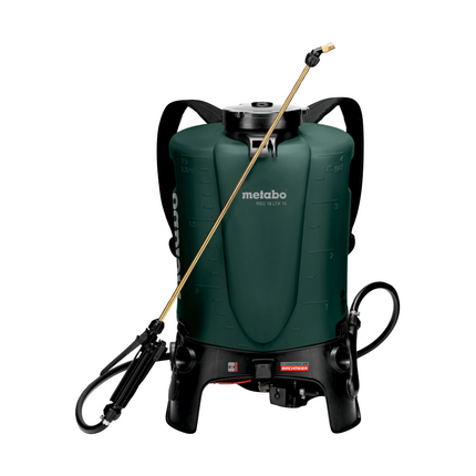 Pulverizador de mochila a batería Metabo RSG 18 LTX 15 18 V 15 L 3,0 bar + 1x batería 4,0 Ah - sin cargador