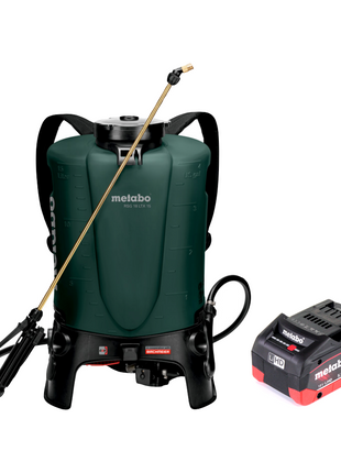 Pulverizador de mochila a batería Metabo RSG 18 LTX 15 18 V 15 L 3,0 bar + 1x batería 5,5 Ah - sin cargador