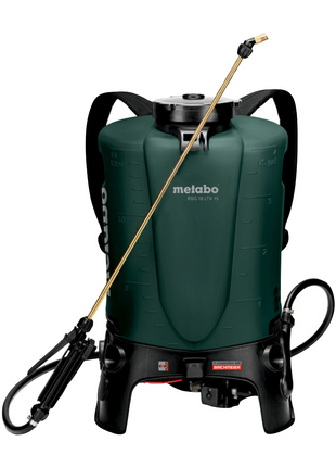 Pulverizador de mochila a batería Metabo RSG 18 LTX 15 18 V 15 L 3,0 bar + 1x batería 5,5 Ah - sin cargador