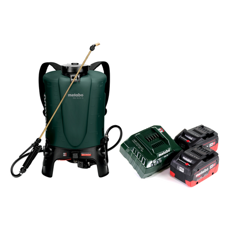 Metabo RSG 18 LTX 15 pulverizador de mochila a batería 18 V 15 L 3,0 bar + 2x baterías 5,5 Ah + cargador