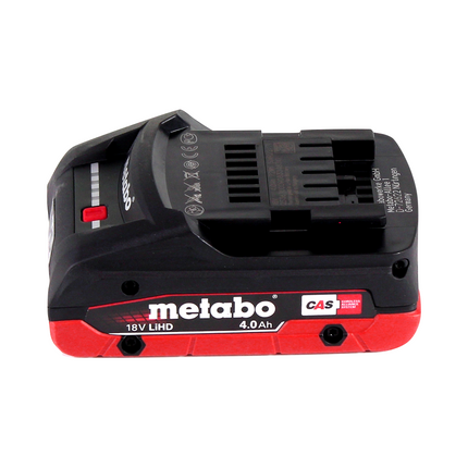Metabo taladro atornillador a batería BS 18 LTX BL I 18 V 120 Nm + 1x batería 4,0 Ah + metaBOX - sin cargador