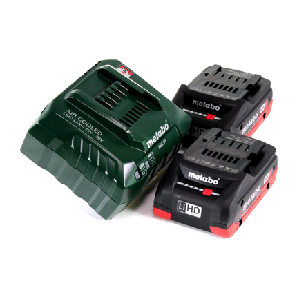 Metabo BS 18 LTX BL I taladro atornillador a batería 18 V 120 Nm + 2 baterías 4,0 Ah + cargador + metaBOX